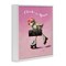 Stupell Industries Chick-A-Boom Boombox Bird Framed Giclee Wall Art Design by Lucia Heffernan